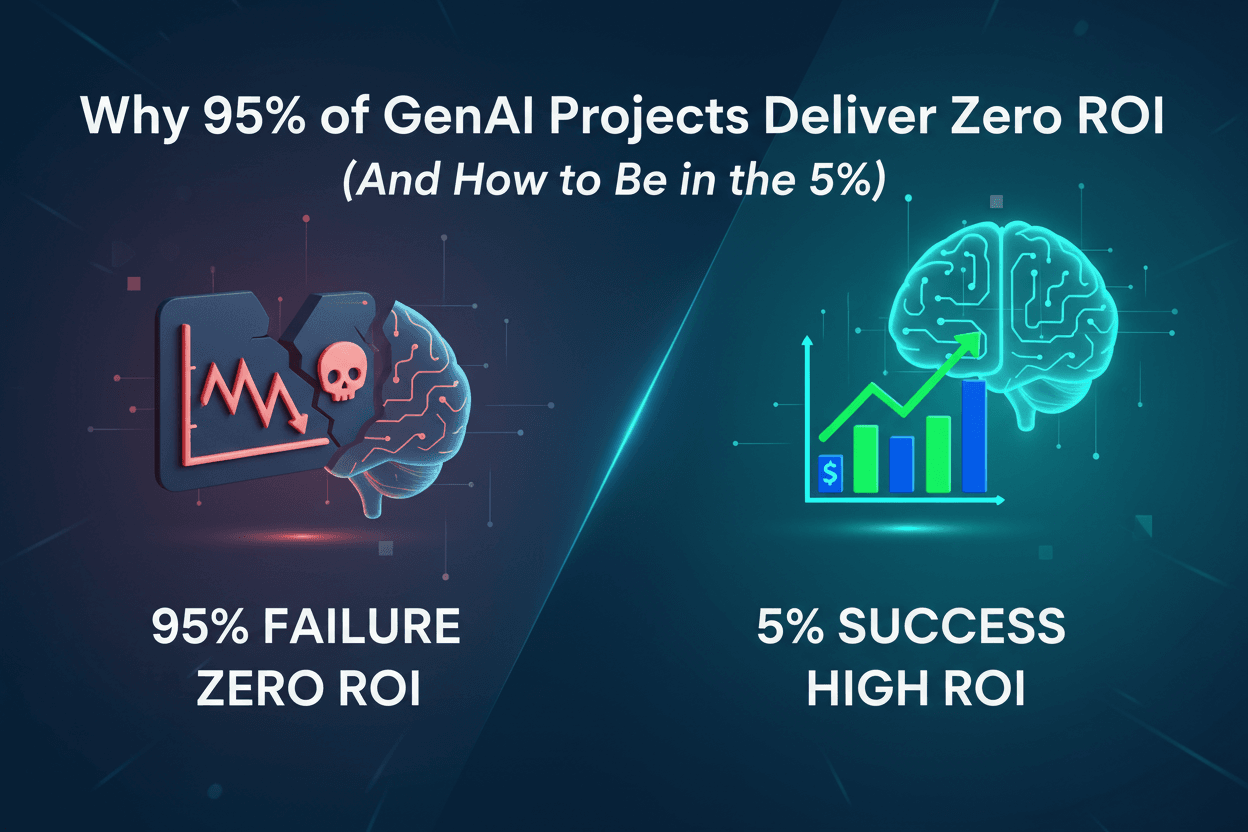 Why 95% of GenAI Projects Deliver Zero ROI (And How to